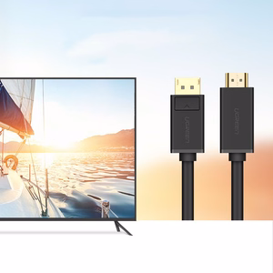 Ugreen yksisuuntainen DisplayPort - HDMI -kaapeli 4K 30Hz 32 AWG 1,5m musta (DP101 10239)