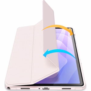 Dux Ducis Toby suojakuori Samsung X210/X215/X216 Tab A9 Plus 11.0 vaaleanpunainen