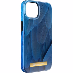 Suojakuori iPhone 15 PLUS:lle Forcell F-Protect Mirage yhteensopiva MagSafe blue bird