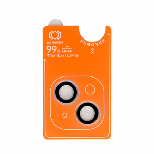 Karkaistu lasi Tel Protect Titanium Lens 99% AR kameralle iPhone 13/13 Mini:lle läpinäkyvä (linssi 2 kpl)