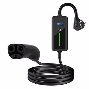 Sähköauton laturi TESLA NACS - Schuko (220V), 8-16A, 3.5 kW, 1-vaihe, 5 m