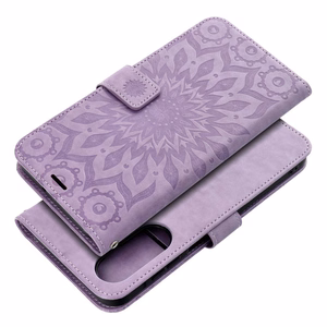 Mezzo Book suojakuori Xiaomi Redmi Note 15 Pro 5G mandala violetti