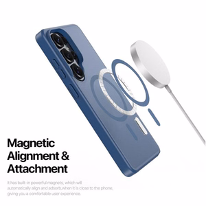 Dux Ducis Yind MagSafe Suojakuori Samsung S26 Ultra - tummansininen