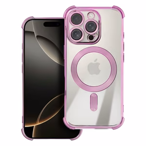 Suojakuori iPhone 17 PRO:lle Antishock Electro MagSafe-yhteensopiva violetti