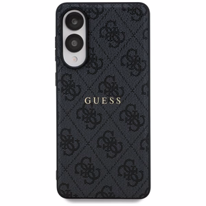 Guess 4G Ring Classic Logo MagSafe Suojakuori Samsung Galaxy S25 Edge:lle - Musta