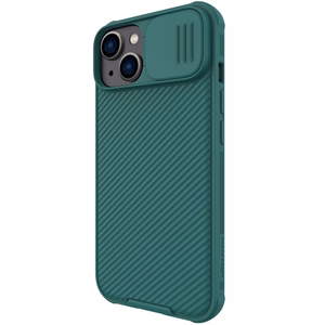 Nillkin CamShield Pro Case iPhone 14 Plus panssaroitu kansi kameran suojus vihreä
