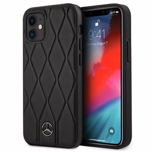 Mercedes Wave Line -kotelo iPhone 12 mini - musta