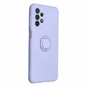 Silikoninen Suojakuori Renkaalla Samsung S25 EDGE:lle violetti