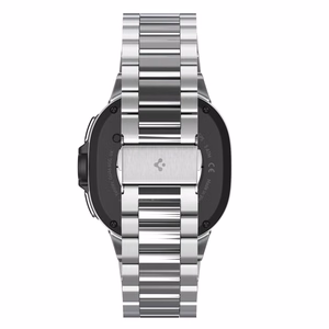 Spigen Modern Fit -hihna Galaxy Watch 8 / Classic (40 / 44 / 46mm) hopeinen