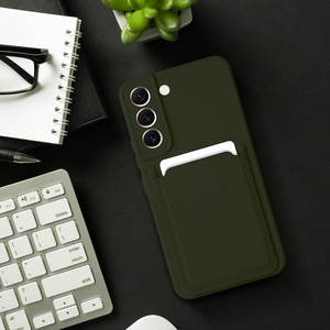 Suojakuori Samsung S24 PLUS:lle Card Case vihreä
