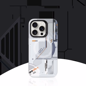 Benks Magnetic Mecha Series Case for Iphone 16 Plus white