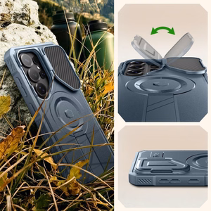 Tech-Protect Kevlar MagSafe 2-pakkaus suojakuori Samsung Galaxy S26 Ultra - sininen