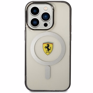 Ferrari FEHMP14LURKT iPhone 14 Pro 6.1" kirkas/läpinäkyvä hardcase Outline Magsafe