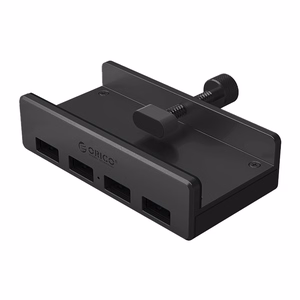 Orico MH4PU Hub Clamp-Mounted 4x USB-A 3.0 - Black