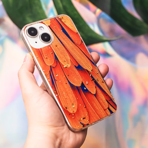 Gold Glam suojakuori puhelimelle Samsung Galaxy A25 5G (global) oranssi