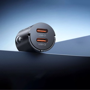 Orico MiniRing 30W 2x USB-C autolaturi - musta