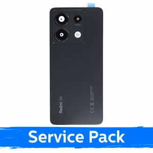 Takakuori yhteensopiva Xiaomi Redmi Note 13 Pro 5G / Midnight Black / (Service Pack)