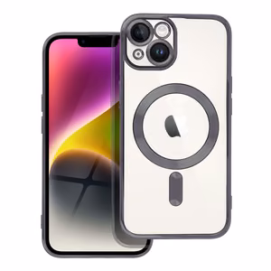 Suojakuori iPhone 14:lle Electro Mag Cover yhteensopiva MagSafe-version kanssa musta