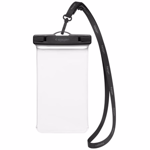 Spigen Aqua Shield A601 universaali vedenkestävä suojapussi, läpinäkyvä