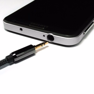 Wozinsky AUX Cable Angled (Male-Male) Mini Jack Cable 2m Black
