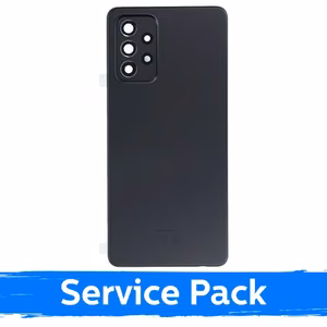 Takakansi yhteensopiva Samsung A725 A72 / Awesome Black / (Service Pack)