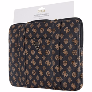 Guess Sleeve Peony Pocket Triangle 14" Kannettavan Laukku - Musta