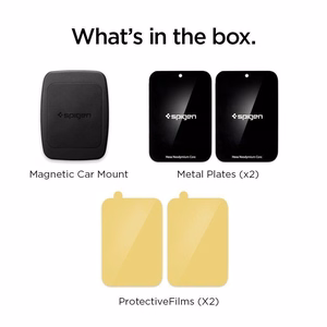 Spigen H12 puhelinteline autoon ilmanvaihtoristikkoon magneettinen - musta
