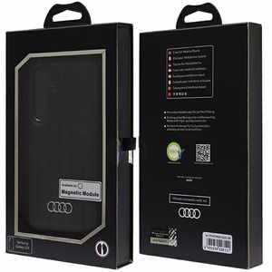 Audi Synthetic Leather MagSafe S24 S921 black/black hardcase AU-TPUPCMS24-Q5/D1-BK