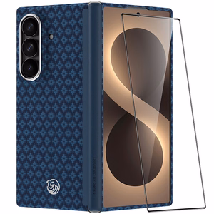 Benks Magnetic Armor Grid Air Grand Combo -suojakuori Samsung Galaxy Z Fold 8 Ultra:lle, sininen (C.K.FL.SA.BE.S051)