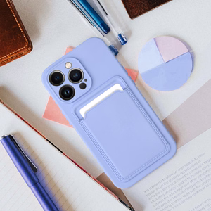 Suojakuori iPhone 15 PRO:lle Card Case violetti