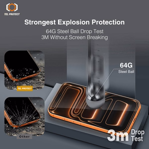 Tel Protect 10X HD DLC Diamond Coating Karkaistu Lasi iPhone 16 Pro Max