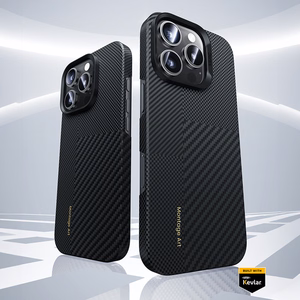 Benks Montage Magnetic Armor Air Kevlar Case PC Frame 600D+1500D (M064) for Iphone 16 Plus black