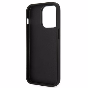 Karl Lagerfeld Saffiano Choupette Head Patch kotelo iPhone 14 Pro - hopea - hopea