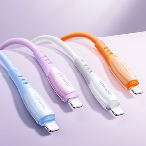 Joyroom S-A59 Vibrant Series 3A USB-A - Lightning Kaapeli 1,2m - violetti