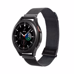 Dux Ducis MILANESE ranneke ruostumaton teräs magneettinen 22 mm musta