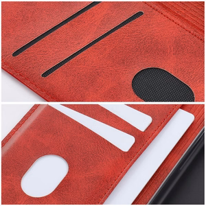 Flip case for Xiaomi 17 ULTRA Cubic Book red