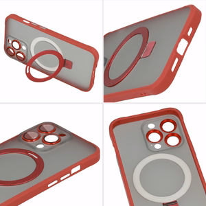 Tel Protect Magical Magsafe Stand Suojakuori iPhone 12:lle punainen