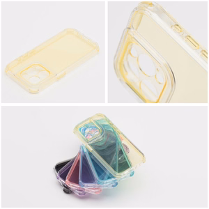 Suojakuori iPhone 14 PRO:lle Matrix Clear keltainen