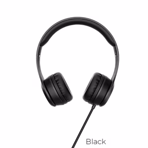 Słuchawki przewodowe nauszne Jack 3,5 mm Hoco W21 czarne