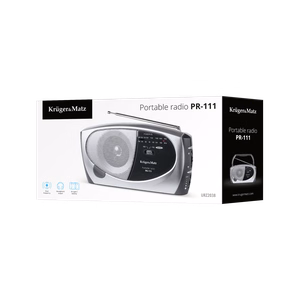 Kruger&Matz PR-111 -kannettava AM/FM-radio