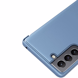 Clear View Case Flip Cover Samsung Galaxy S22 + (S22 Plus) vaaleanpunainen