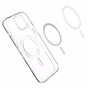 Spigen Ultra Hybrid Mag Suojakuori MagSafella iPhone 15 Plus:lle - Valkoinen