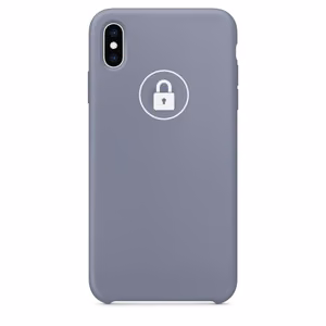 Phone Case "Silicone Case" for Apple iPhone Xs Max / Lavender Gray / in package