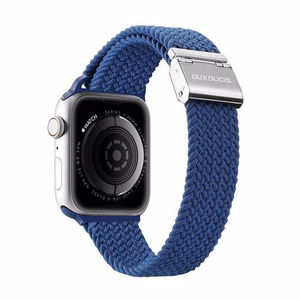 Dux Ducis MIXTURE PRO joustava punottu ranneke Apple Watch 38 / 40 / 41 mm:lle sininen