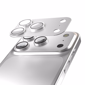 Etteri full camera lens guard for iPhone 17 Pro silver