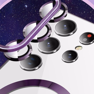 Wozinsky Electroplated MagSafe Suojakuori Samsung Galaxy S24 FE:lle - sininen