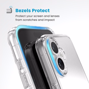 Läpinäkyvä Speck GemShell -suojakuori iPhone 16 Plus -puhelimelle