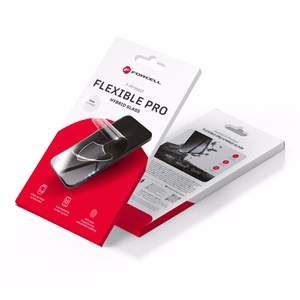 Hybrid glass to iPhone 15 Forcell Flexible 5D black