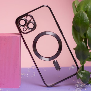 Color Chrome Mag Suojakuori iPhone 17 Air 6,6 musta