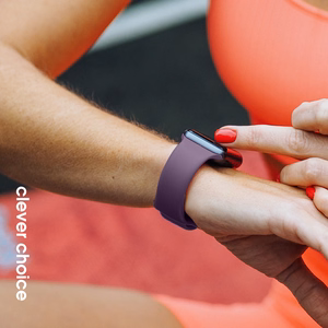 Crong Liquid strap for Apple Watch 44 / 45 / 46 / 49 mm, plum